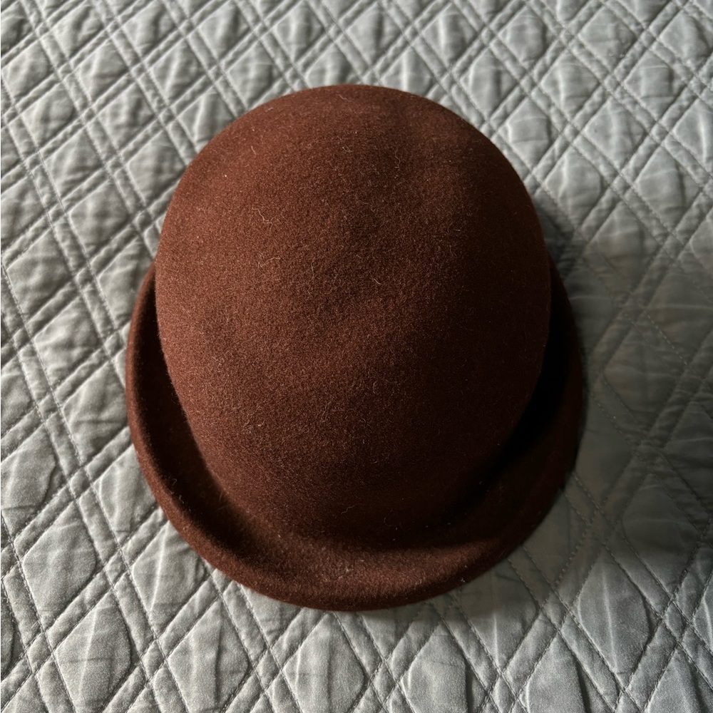 Brown vintage hat